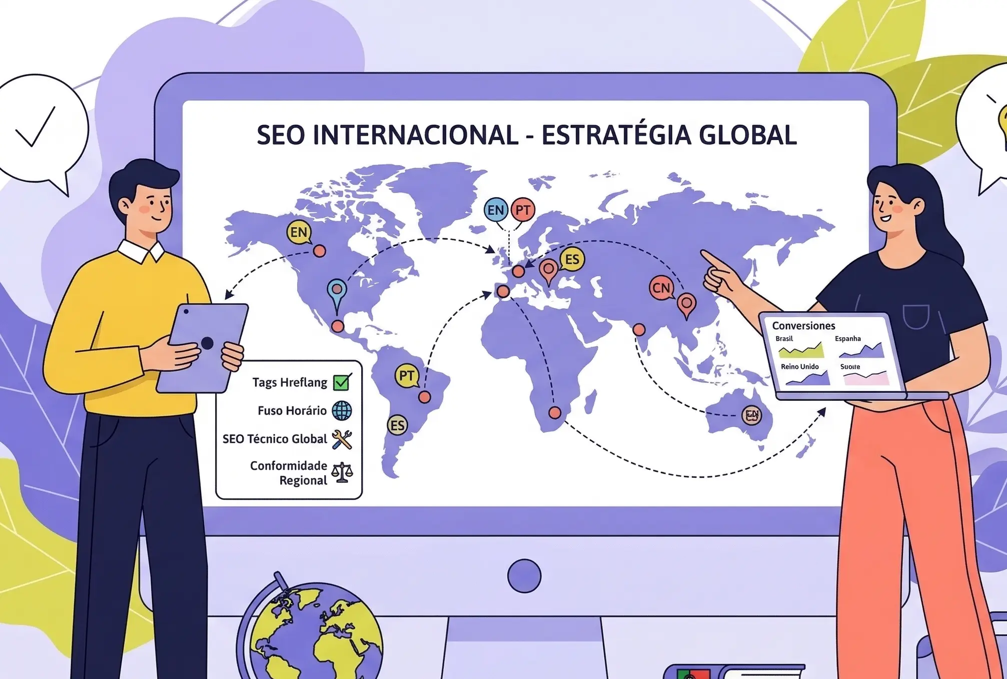SEO Internacional para múltiplos países e idiomas