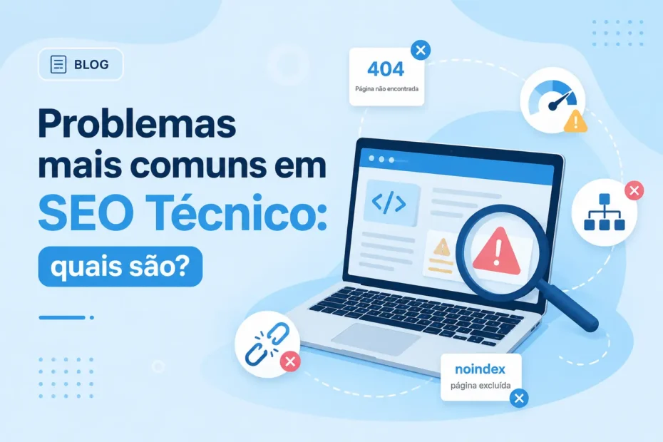problemas comuns de SEO Técnico